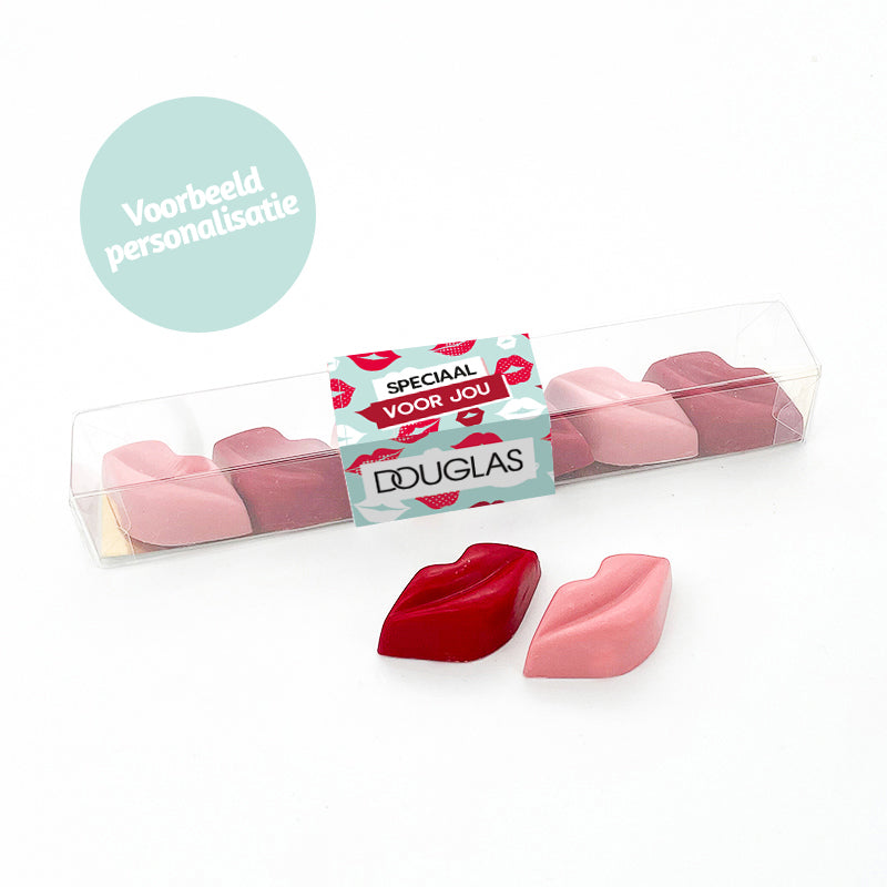 Chocolade Happy kusjes "Speciaal voor jou" (6 stuks)
