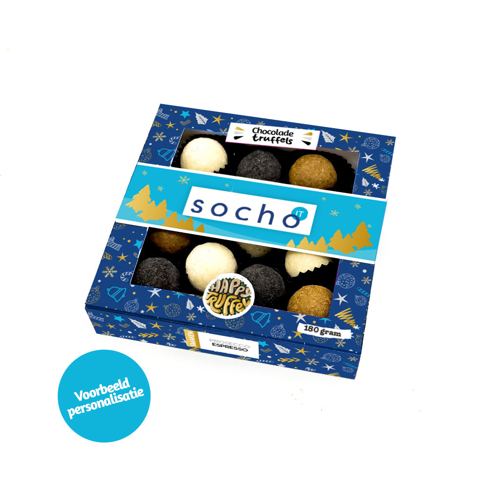 Chocoladetruffels - Mix (12 truffels) 200 gram