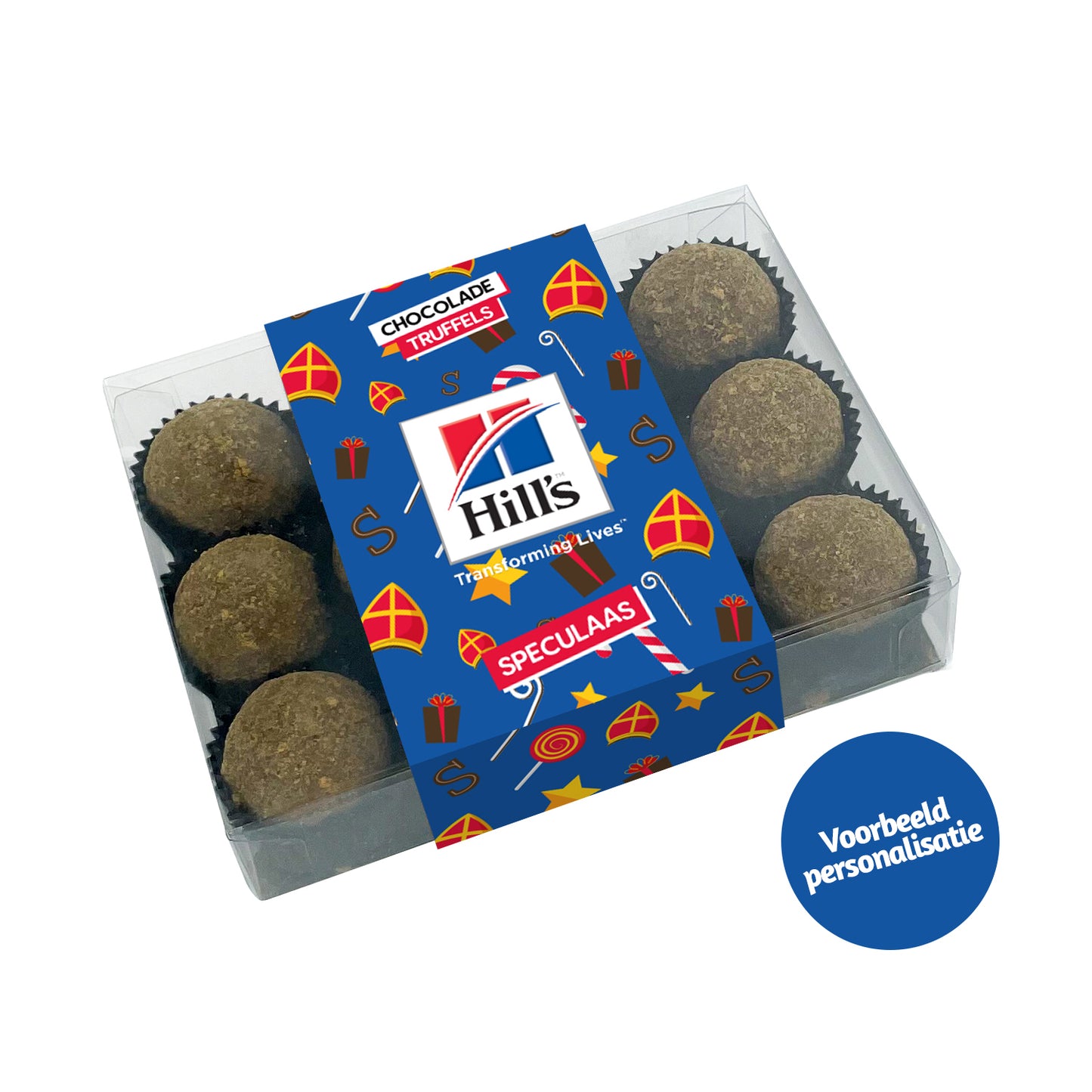 Chocoladetruffels "Happy New Year" special (12 truffels) 170 gram