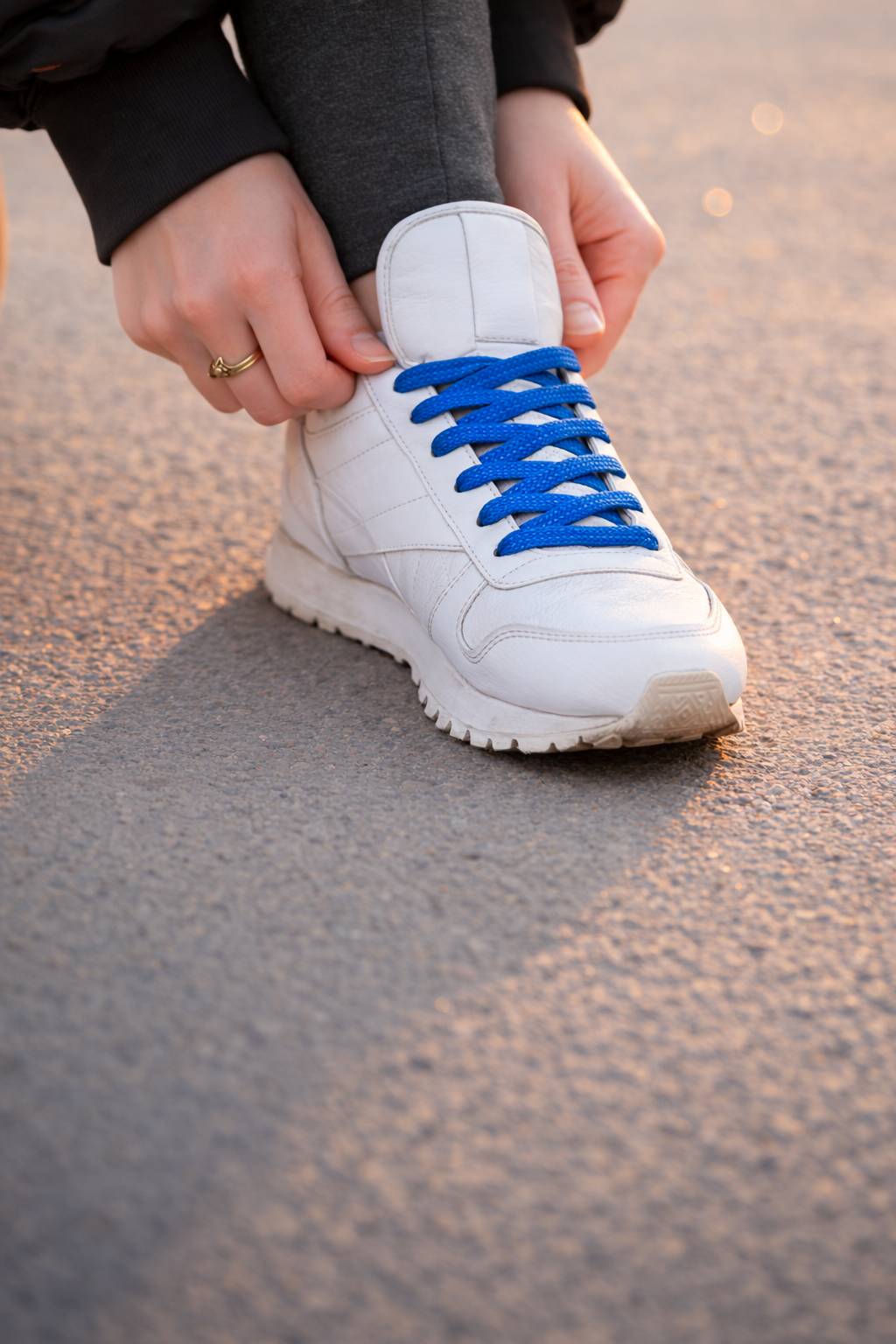 Sneaker laces premium - Donkerblauw