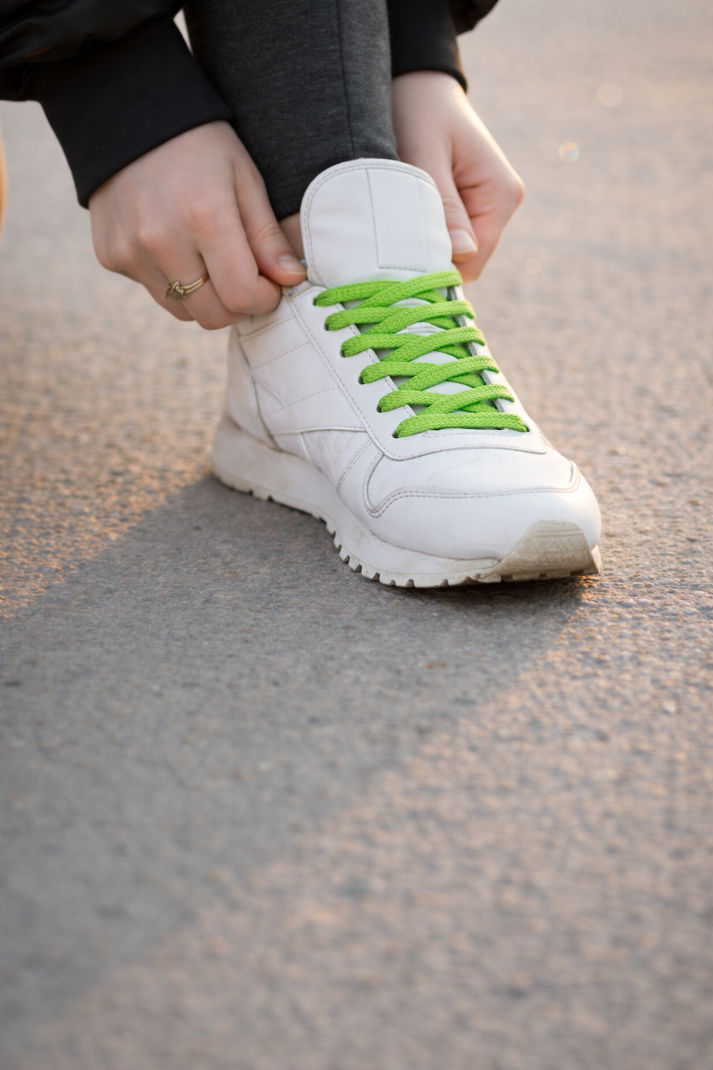 Sneaker laces premium - Lichtgroen