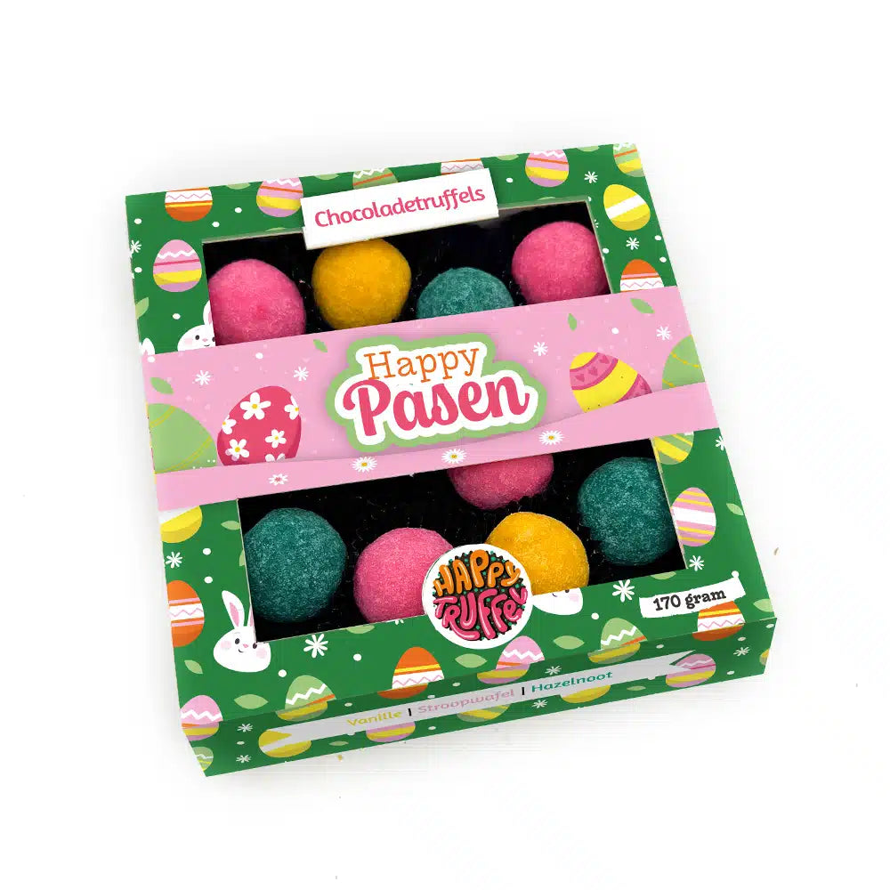 Chocoladetruffels - HappyPasen (12 truffels) 200 gram