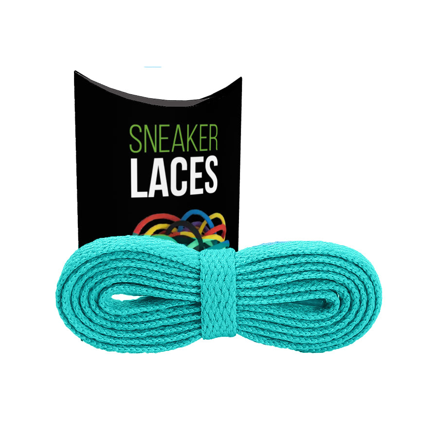Sneaker laces premium - Blauw/groen