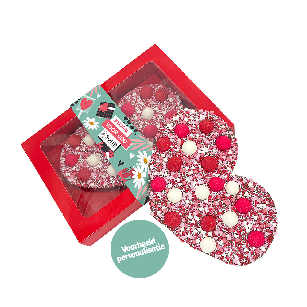 Chocoladetablet HappyHart "Hart onder de riem"(190 gram)
