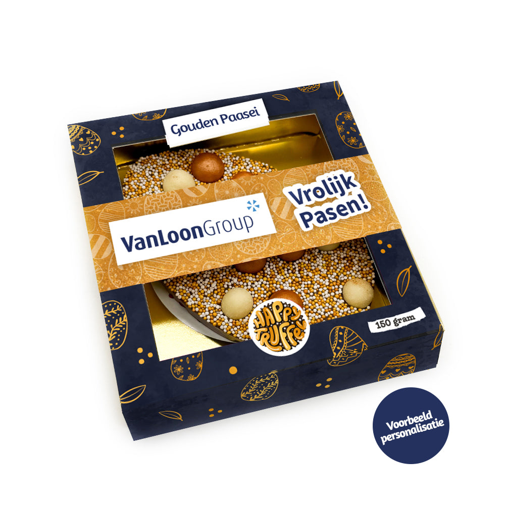 Chocoladetablet Gouden Paasei 150 gram